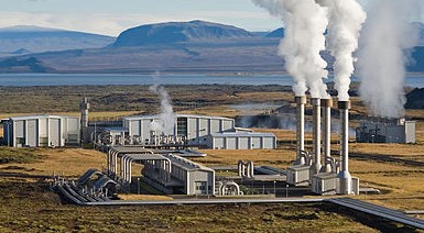 Centrale géothermique  de Nesjavellir islande sud