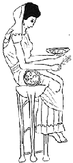 La Pythie ou Pythonisse proprement dite était la prêtresse de l'oracle de Delphes. 