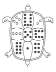La tortue du Luoshu. Cliquer pour en savoir plus.